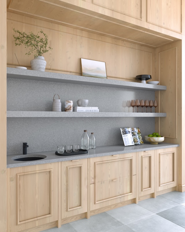 Austin Silver TechnoQuartz Americana Collection Made in the USA Quartz Slab