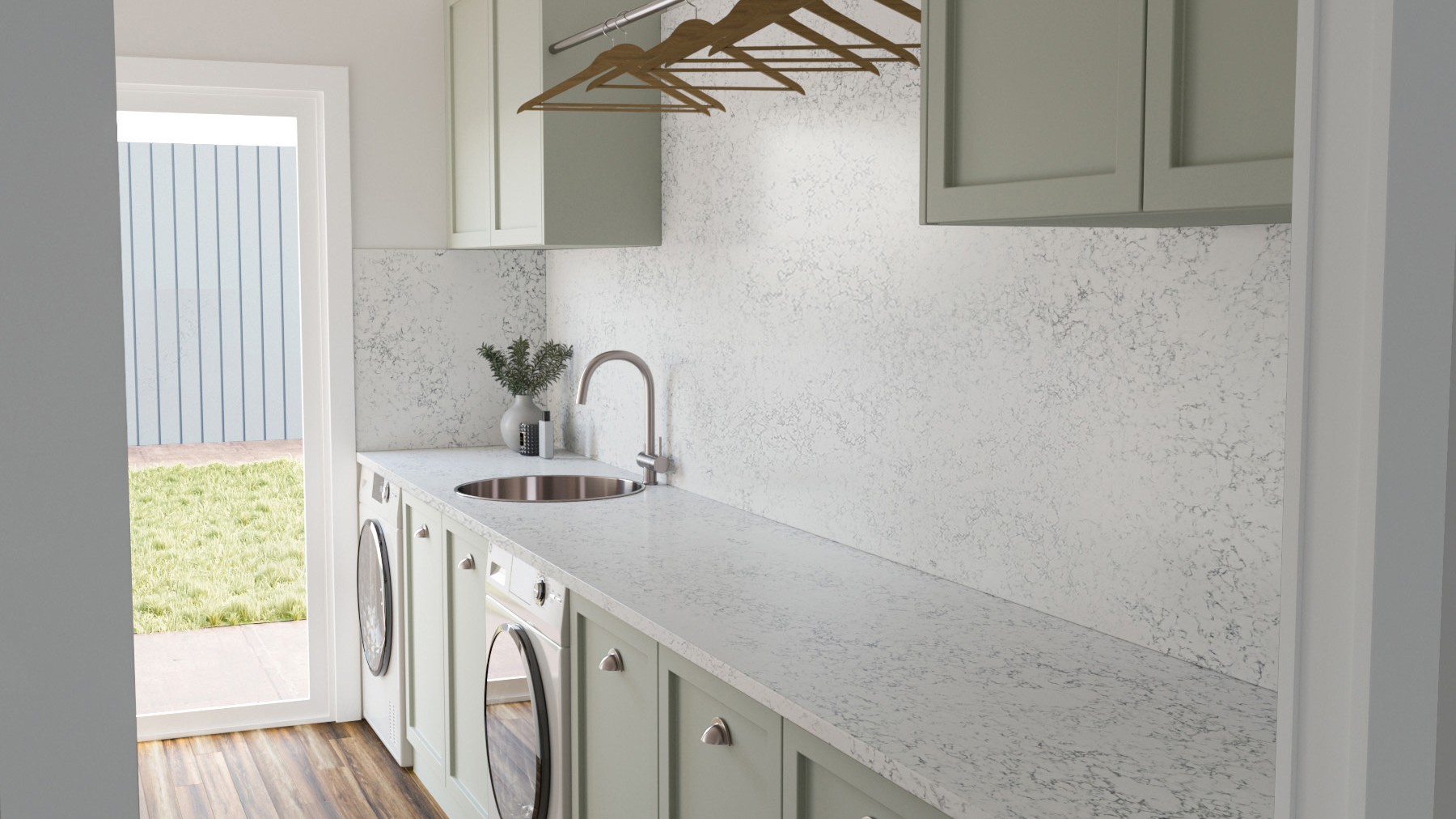 Denali Glacier Quartz Americana Collection TechnoQuartz Made in the USA Tariff Free